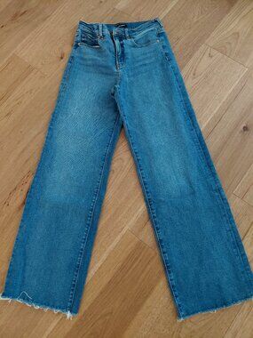 Express Wide Leg Jeans Blue Denim 2S